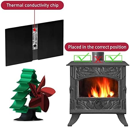 Ventilator za kamin 5/8 ventilator peći na toplinski pogon plamenik na drva ekološki tihi ventilator za dom učinkovita raspodjela topline