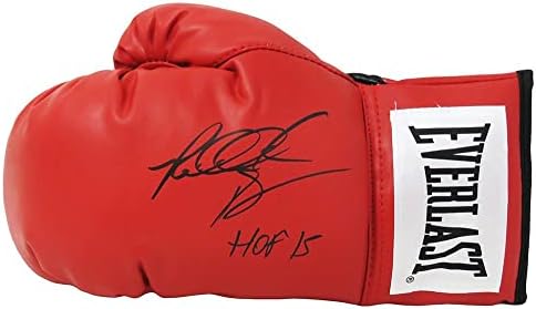 Riddick Bou potpisao je crvenu boksačku rukavicu od 15 / 15-boksačke rukavice s autogramom