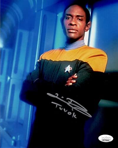 Tim Russ Autografirani potpisani upisani 8x10 Photo JSA Coa Star Trek Voyager Tuvok