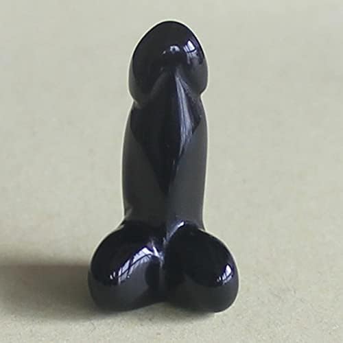 28-30 mm ručno isklesani miješani dragulj Crysatl Man genitalni penis figurica za darove