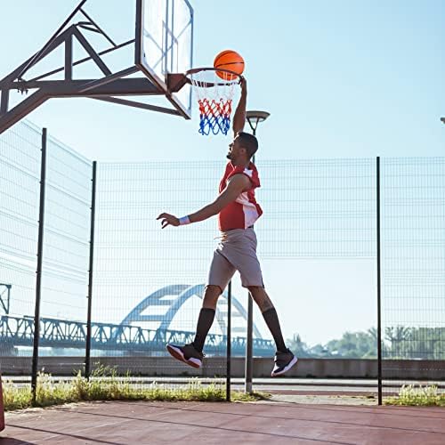 Zamjena košarkaške mreže za teške uvjete rada - zaštita od biča za sve vremenske uvjete, prikladna za standardne unutarnje ili vanjske