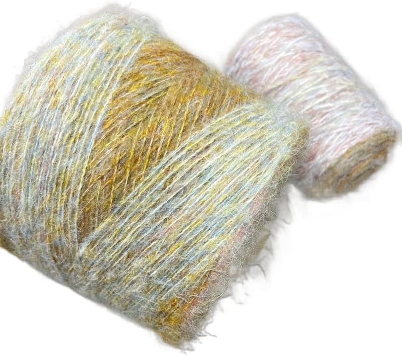 500 g tople duge svemirske boje postupna promjena plišane vunene pređe od mohera jedinstvena neobična pređa za kukičanje ručno pleteni