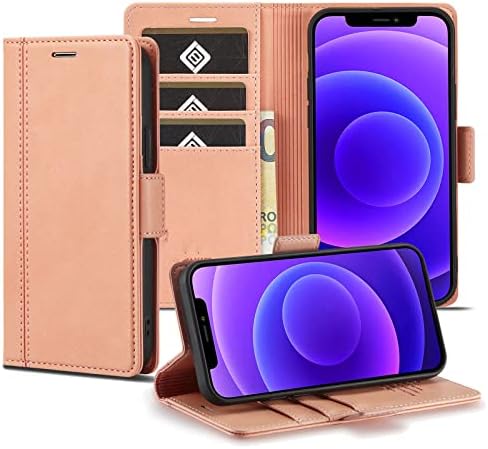 Torbica-novčanik KOAHS za iPhone 14/14 Pro /14 Plus /14 Pro Max, flip torbica od prave kože s vlasnicima kartice, prijenosni blaga