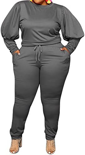 Dvodijelna Ženska odjeća veličine plus plus dukserica i duge hlače trenirka za trčanje jednobojna trenirka