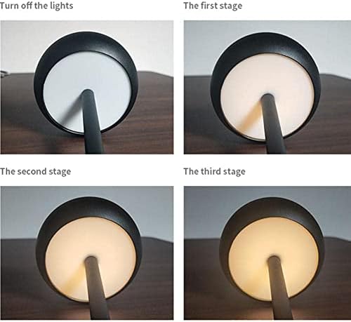 Kružna stolna svjetiljka studij bežične stolne svjetlosti spavaće sobe noćne lampice dekor noćna soba