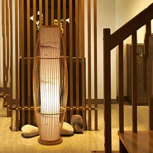 SMLJLQ podna svjetiljka dnevna soba krevet Zen retro japanska kreativna ukrasna ambijentalna svjetlost