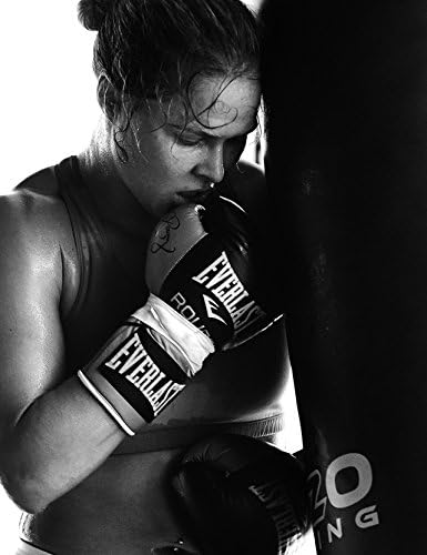 Ronda Rousey Photo 8 inč x 10 inča fotografija Crno -bijele boksere Srednje