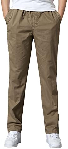 Muška modna ležerna labav pamuk plus džepna džepna hlača zadebljanja Ukupni muškarci Teretne hlače s džepovima opuštene fit