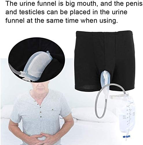 WLKQ nosiva urina vrećica Inkontinencije hlače za muškarce, sakupljač urina, mokraćni propuštanje silika silikagena gel mokraćni kateter