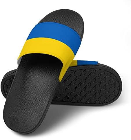 PVC sandale s toboganom s ukrajinskom zastavom, papuče za tuširanje s otvorenim prstima, neklizajuće kućne cipele za muškarce i žene