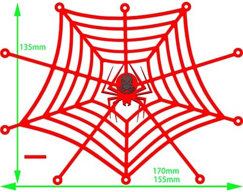 Crveni krovni stalak za teretni elastični pauk web oblik prtljage i kuka za 1:10 RC Crawler Dekoracija automobila