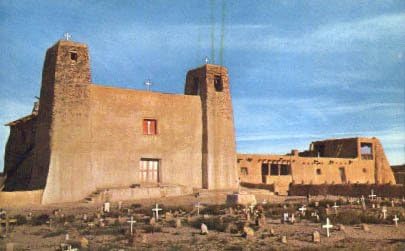 Acoma Pueblo, razglednica New Mexico