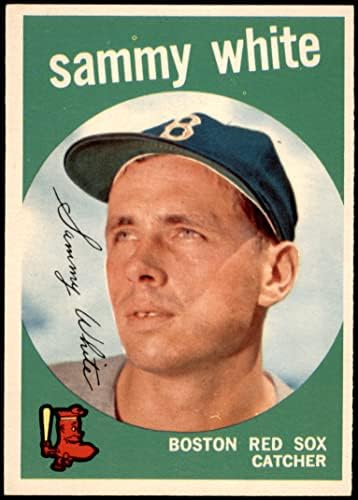 1959. Topps 486 Sammy White Boston Red Sox Ex/MT+ Red Sox