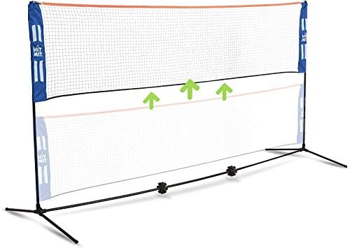 Prijenosna mreža za badminton s podesivom visinom-multi - sportska mreža za natjecanje u zatvorenom ili na otvorenom za igranje Pickleball,