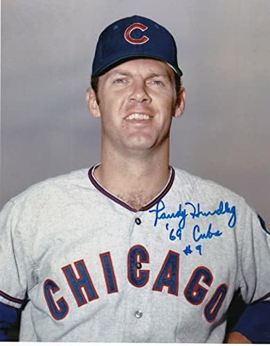 Randy Hundley Chicago Cubs 1969. Akcija potpisana 8x10 - Autografirane MLB fotografije