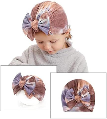 Bolnička kapa za novorođenčad od mekog pamuka Za malu djecu, traka za glavu za djevojčice s velikim lukom
