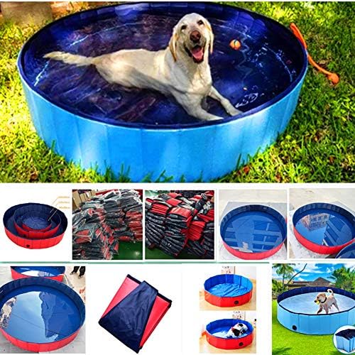 PVC sklopiva kada za kupanje u bazenu za kućne ljubimce za pse i mačke, kruta plastična kada za kupanje u dječjem bazenu za kupanje