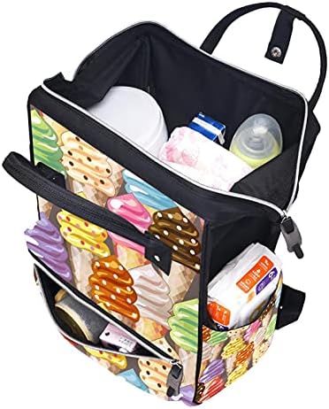 Crtić sladoledska torba s pelenom ruksak bebe pelene pelene vrećice za presvlačenje multi funkcije velikih kapaciteta
