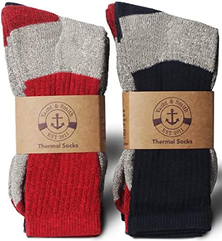 Yacht & Smith toplinski čizme Posada i čarape za cijevi, unisex rasuti hladni otporni vremenske čarape