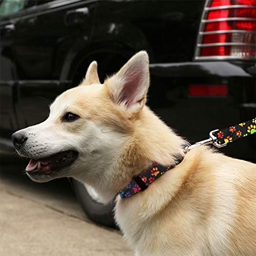 Ovratnik za pseće kućne ljubimce - uzorak podesivi ogrlice za kućne ljubimce, napravljene u SAD -u - 3/4 inča široke, srednje, štene,