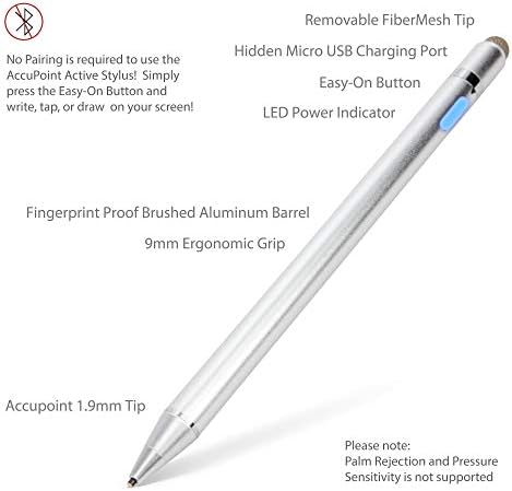 Boxwave olovka kompatibilna s Kia 2021 Seltos - AccuPoint Active Stylus, elektronički olovka s ultra finim vrhom za Kia 2021 Seltos