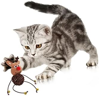 Ipetboom mačića Chew igračka 4 PCS otpor Toy Design Crtani zalogaj zalogaj za kućne ljubimce s mačjim kućnim ljubimcima jingle mačića