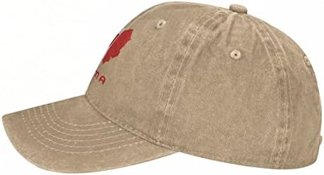 Gloooob zastava Colima Map Unisex podesivi kapica kapice kapice kapice tati bejzbol šeširi pamučni kaubojski šešir crni