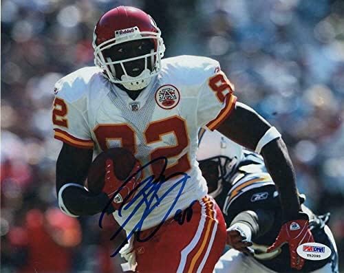 Dwayne Bowe potpisao autogram 8x10 Fotografija - Kansas City Chiefs LSU zvijezda, rijetki PSA - Autografirane NFL fotografije