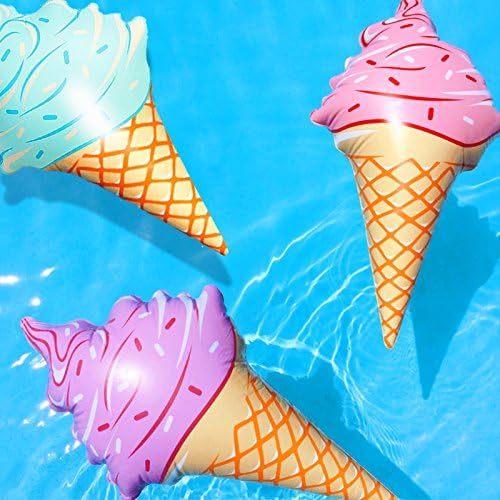 Novosno mjesto na napuhavanje sladoleda od konusa Giant sladoled konus Bloke up sladoled Party Balloon savršen za ljetne zabave, bazene,