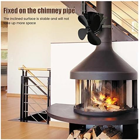 4 - termodinamički ventilator peći za plamenik na drva toplinski ventilator kamina bez magneta