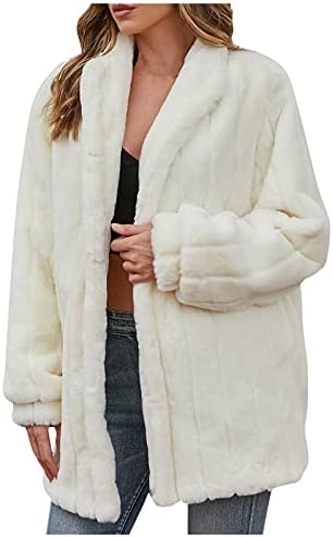 Zimska jakna za žene ugrađena plišana topla gornja gumba za čvrstu boju dolje rever s dugim rukavima planinarskih salona