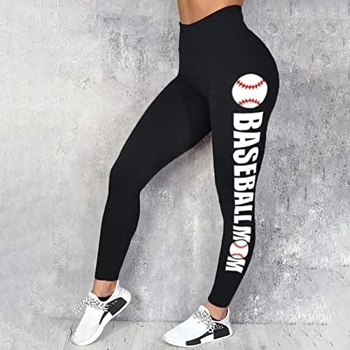 Ženske bejzbol joge hlače visokog struka za kontrolu trbuha Elastika Udobno usavršavanje stražnjice Sportske tajice hlače