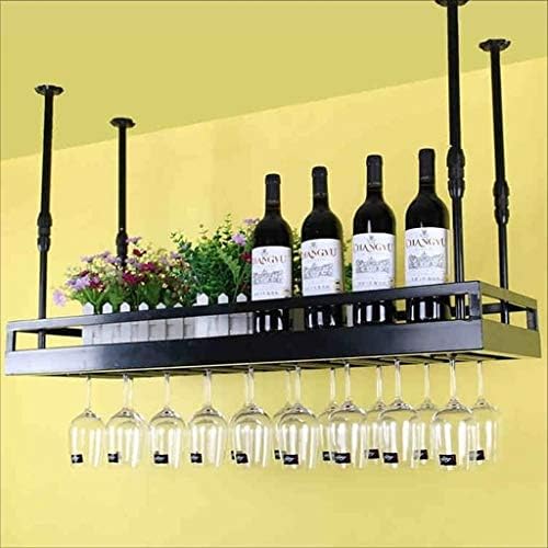 ZISUS WINE SCHOED CONDER Vintage Wine Staklica stalak za vino od kovanog željeza Vino držač viseći vinski nosač šampanjca držač čaše