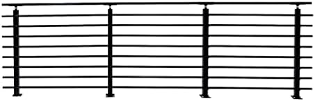 Moderni horizontalni podesivi sustav za ograde, za stubišta, balkone i palube, kompletan zaštitni set za zaštitu