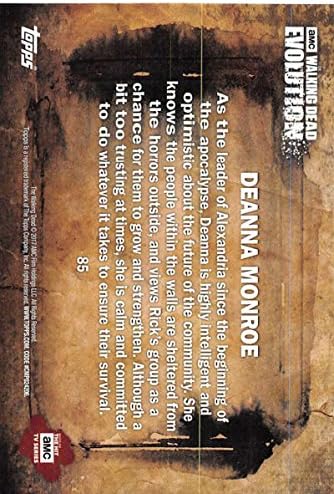 2017 Topps Walking Dead Evolution Trgovačka kartica 85 Deanna Monroe