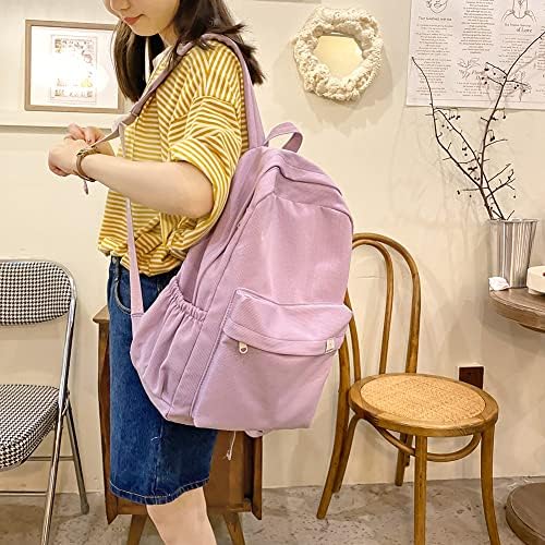 YFGBCX Slatki estetski ruksak za školske fakultete SOLIČKE BOJU BORPAK LAKI Klasični ruksak za žene djevojke Laptop Ruksak Cawaii Rockpack