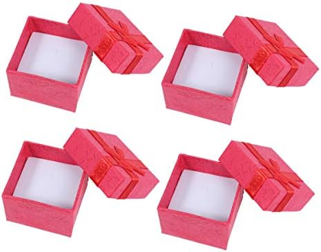 Kesyoo naušnica darovna kutija poklon kutija 24 PCS kutije za nakit princeza crvena bowknot naušnica o narukvica ogrlica organizatori