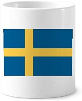 Švedska Nacionalna zastava Europe držač olovke za olovke za četkice za zube keramičke stalke Kup olovke