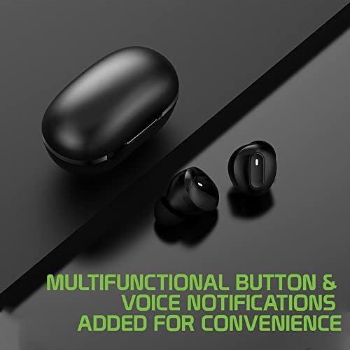 Bežični v5.1 Bluetooth uši kompatibilni sa Samsung Galaxy S10 Plus s produženim futrolom za punjenje za u ušnim slušalicama.