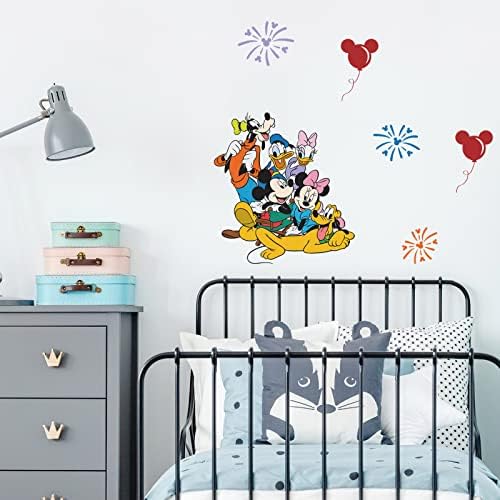 Zidna naljepnica s mišem iz crtića očistite i zalijepite Zidne naljepnice za dječju sobu za Miki dekor za djevojčice i dječake dječja
