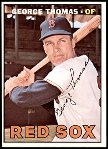 1967. Topps 184 George Thomas Boston Red Sox Dean's Cards 5 - Ex Red Sox