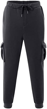 Tweatpants Zpervoba za muškarce za muškarce teretne hlače flece joggers elastični struk vreća s vrećama za crtanje hlače znojne hlače