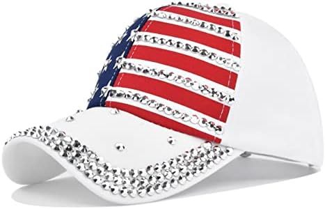 Ljetni sportovi navijači bejzbol kape za američku zastavu sklopiva krema za sunčanje Memorijalni šešir za modni pribor za dan neovisnosti
