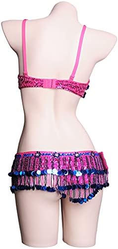 Royal Smeela Belly Dance Kostim set za žene Profesionalne karnevalske grudnjaka s perlicama i pojas Sexy Women Bra pojas 2 boje