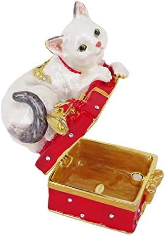 Rucinni kitty draguljasta kutija s sitnicama sa Swarovski kristalima