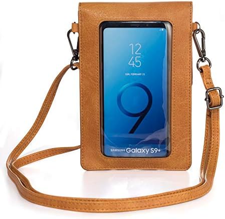 Telefonska futrola, nošenje kućišta za zaslon osjetljivih na dodir, višenamjenski čist prozorni telefonske torbice za novčanik s podesivim