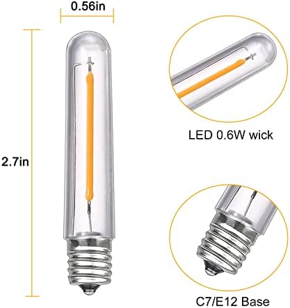 Nova LED zamjenska žarulja 914, 0,6 vata 120 volti, navojna Baza 912, 12 inča