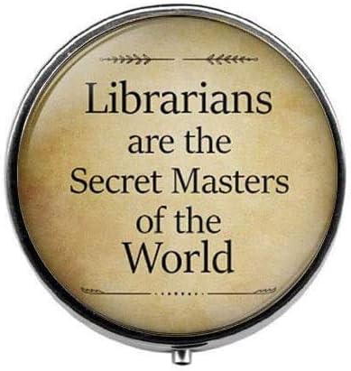 Knjižničari - tajni majstori svjetskog nakita, knjižničarska kutija za tablete, kutija za slatkiše, poklon knjižničaru