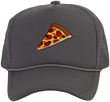 Odrasli muški pepepeperoni pizza kriška konopca pjena kamiona šešir