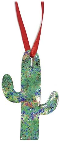 Kaktus rustikalni božićni ukras Metal Die Cut brončana praznična humming ptičja ukras
